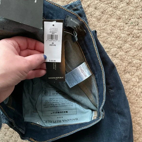 NWT Banana Republic High Rise Skinny Jeans - Picture 8 of 12